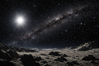 বায়ুমণ্ডল না থাকলে আকাশ কেমন দেখাতো?